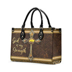 Cowgic God Is My Strength Leather Handbag