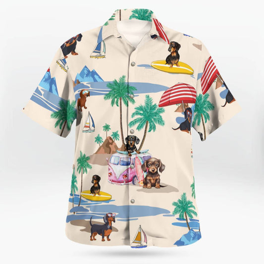 Cowgic Dachshund Summer Beach