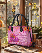 Cowgic Running Against The Wind Truck Leather Handbag