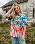Cowgic One Nation Under God Red White & Blue Women's All Over Print