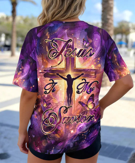 Cowgic Jesus Is My Savior Women's All Over Print Shirt