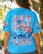 Cowgic Jesus Take The Wheel Women's All Over Print Shirt