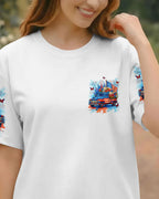 Cowgic Jesus Take The Wheel Women's All Over Print Shirt