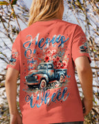 Cowgic Jesus Take The Wheel Women's All Over Print Shirt