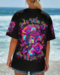 Cowgic God Is Within Her Women’s  All Over Print Shirt