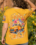 Cowgic Jesus Take The Wheel Women's All Over Print Shirt