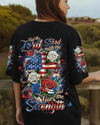 Cowgic Lord Stood With Me Women's All Over Print Shirt