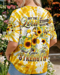 Cowgic Lord Stood With Me Cross Flowers Women's All Over Print Shirt