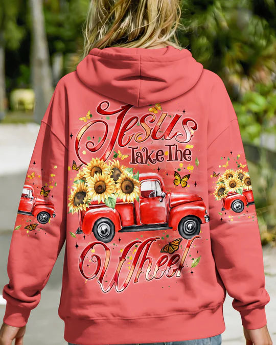 Cowgic Jesus Take The Wheel Women's All Over Print Shirt