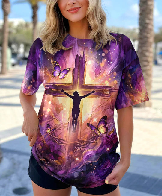 Cowgic Jesus Is My Savior Women's All Over Print Shirt