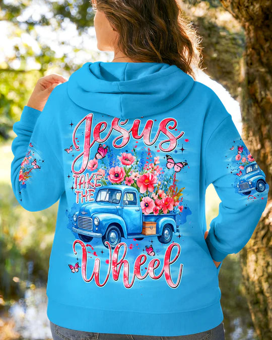 Cowgic Jesus Take The Wheel Women's All Over Print Shirt