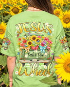Cowgic Jesus Take The Wheel Women's All Over Print Shirt