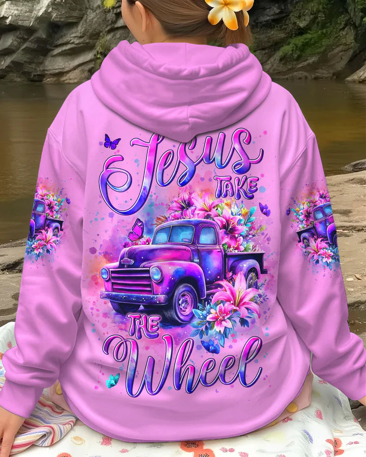 Cowgic Jesus Take The Wheel Women's All Over Print Shirt