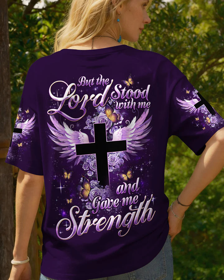 Cowgic Lord Stood With Me Women's All Over Print Shirt