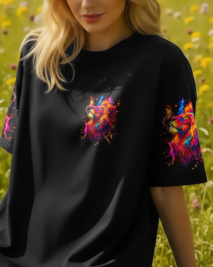 Cowgic Believe In Possibilities Lion Women's All Over Print Shirt