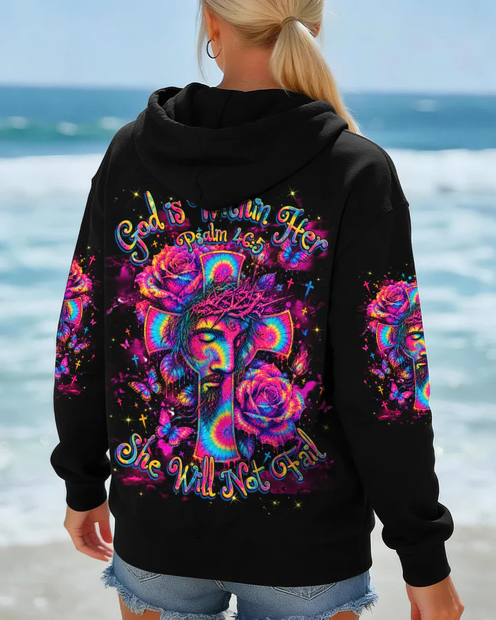 Cowgic God Is Within Her Women’s  All Over Print Shirt