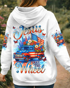 Cowgic Jesus Take The Wheel Women's All Over Print Shirt