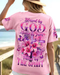 Cowgic Blessed By God Saved By Jesus Women's All Over Print Shirt