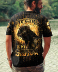 Cowgic Jesus Is My Savior Men's All Over Print Shirt