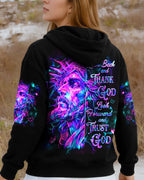 Cowgic Look Back And Thank God Women's All Over Print Shirt