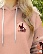 Cowgic This Girl Runs On Jesus And Horses Women's All Over Print Shirt