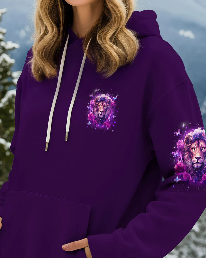 Cowgic Blessed By God Lion Women's All Over Print Shirt