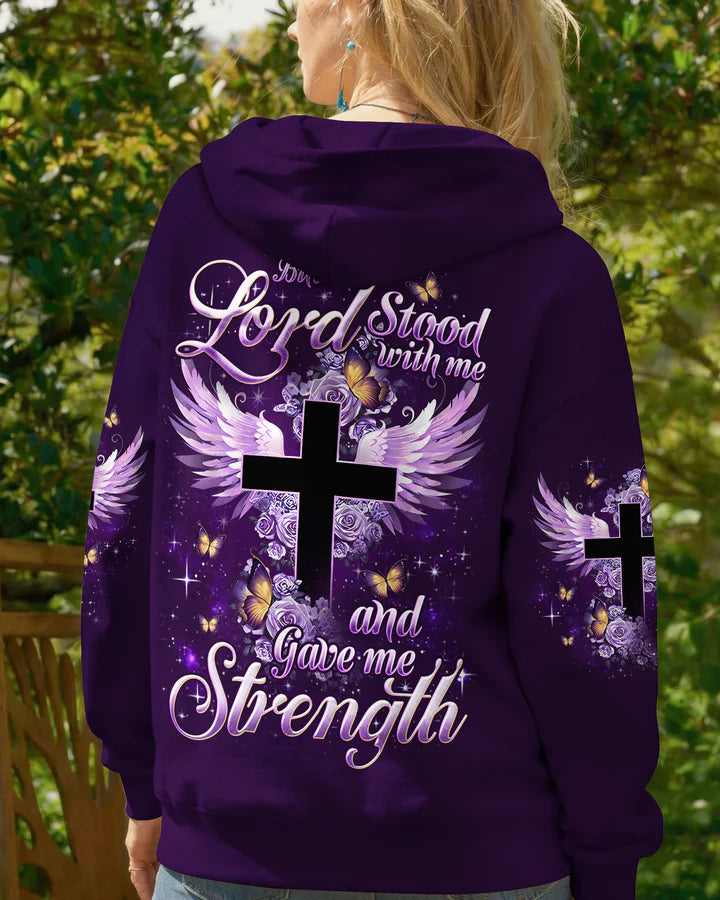 Cowgic Lord Stood With Me Women's All Over Print Shirt