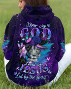 Cowgic Blessed By God Lion Women's All Over Print Shirt