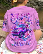 Cowgic Jesus Take The Wheel Women's All Over Print Shirt