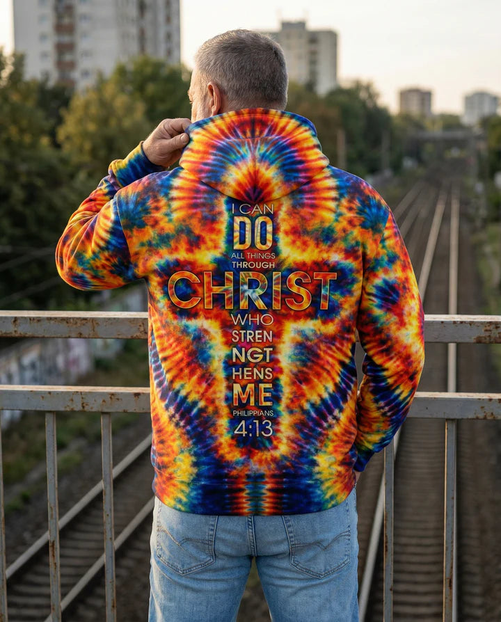 Cowgic I Can Do All Things Swirl Men's All Over Print Shirt