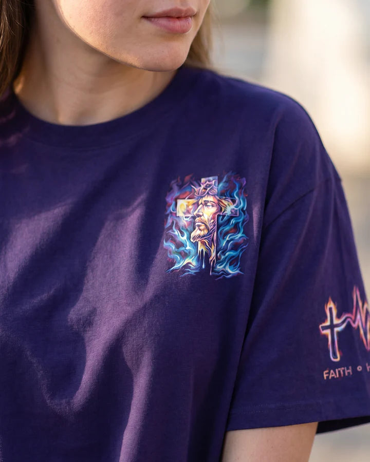 Cowgic Faith Power Christ Strength Vintage Spirit Women's All Over Print Shirt