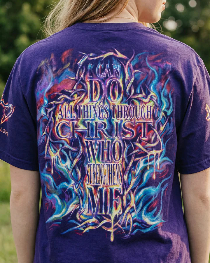 Cowgic Faith Power Christ Strength Vintage Spirit Women's All Over Print Shirt