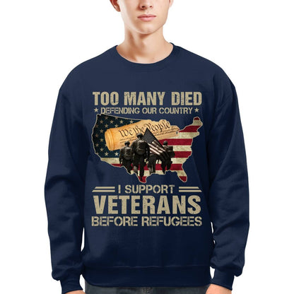 Cowgic I Support Veterans Before Refugees