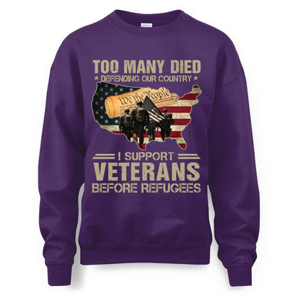 Cowgic I Support Veterans Before Refugees