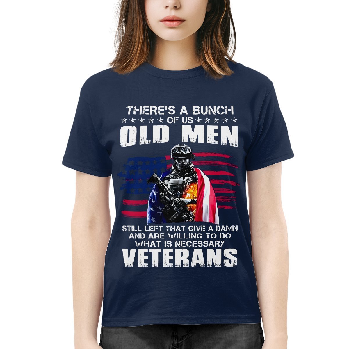 Cowgic There's A Bunch Of Us Old Men Veteran