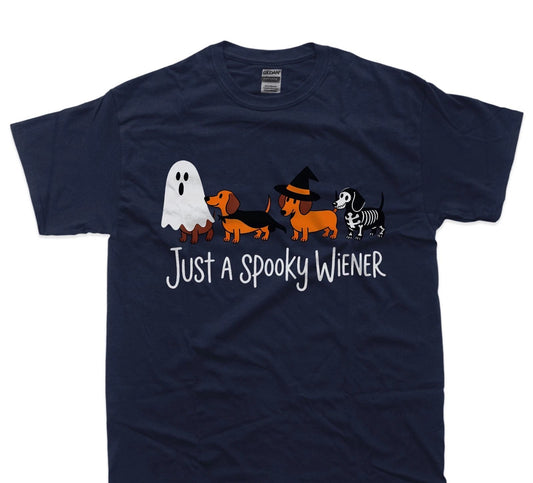 Cowgic Happy Design Funny Dachshund Halloween T-Shirt