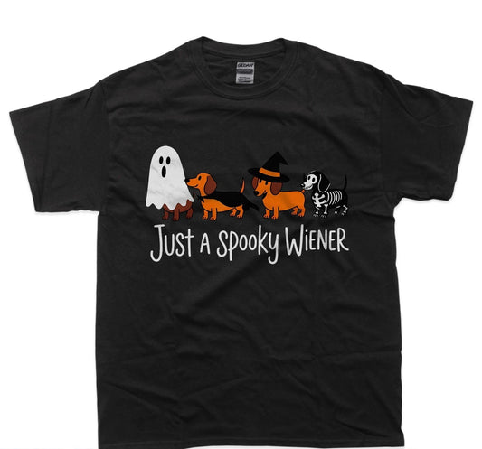 Cowgic Happy Design Funny Dachshund Halloween T-Shirt