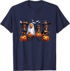 Cowgic Dachshund Happy Halloweiner Funny Halloween Dogs Lover T-Shirt