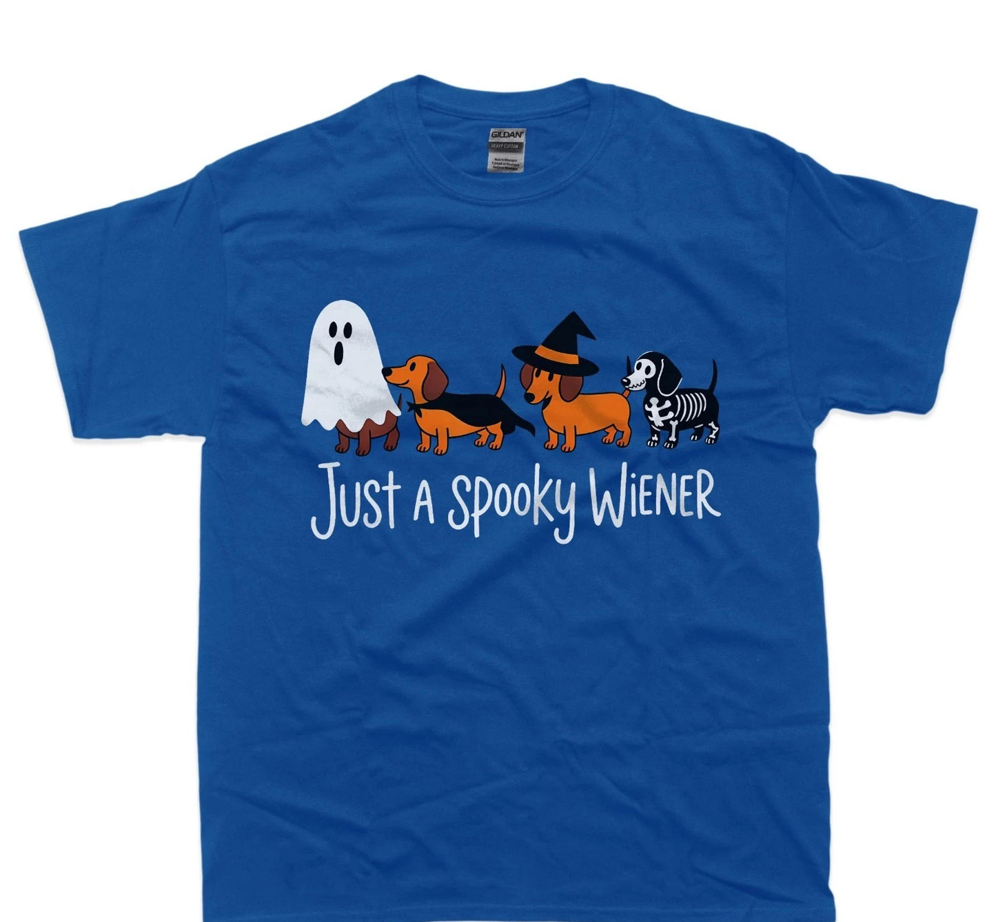Cowgic Happy Design Funny Dachshund Halloween T-Shirt