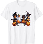 Cowgic Dachshund Happy Halloweiner Funny Halloween Dogs Lover T-Shirt
