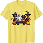 Cowgic Dachshund Happy Halloweiner Funny Halloween Dogs Lover T-Shirt