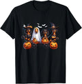 Cowgic Dachshund Happy Halloweiner Funny Halloween Dogs Lover T-Shirt