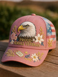 Cowgic Proud Veteran Unisex Vintage Printed Hats v17