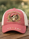 Cowgic Proud Veteran Unisex Vintage Printed Hats v6