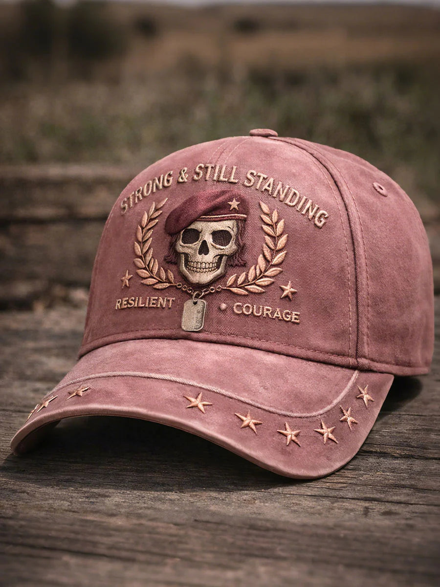 Cowgic Proud Veteran Unisex Vintage Printed Hats v5