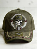 Cowgic Proud Veteran Unisex Vintage Printed Hats