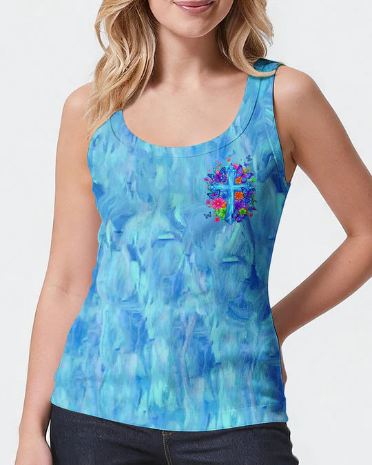 Cowgic I Can Do All Things Floral Women's All Over Print Shirt
