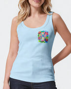 Cowgic God Is Within Her Floral Cross Watercolor Women’s All Over Print