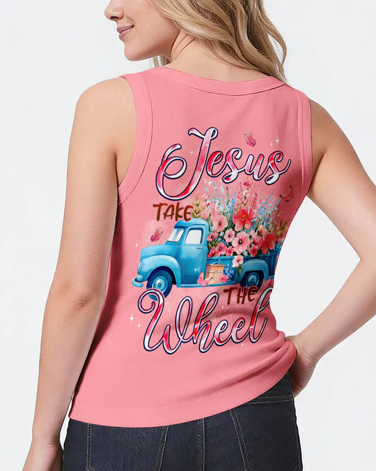 Cowgic Jesus Take The Wheel Women's All Over Print Shirt