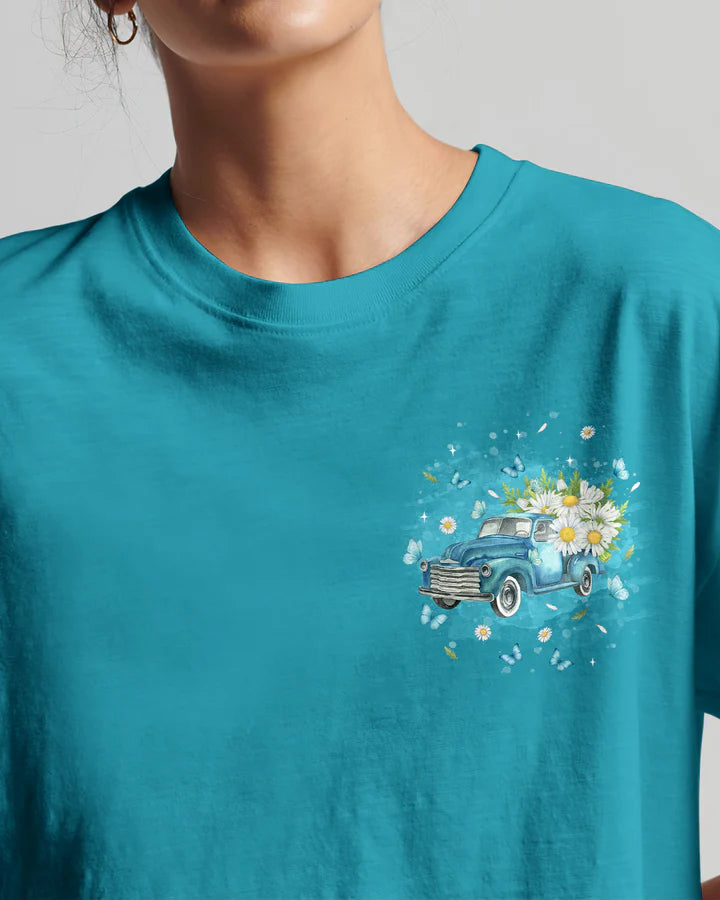 Cowgic Jesus Take The Wheel Truck Women's All Over Print Shirt